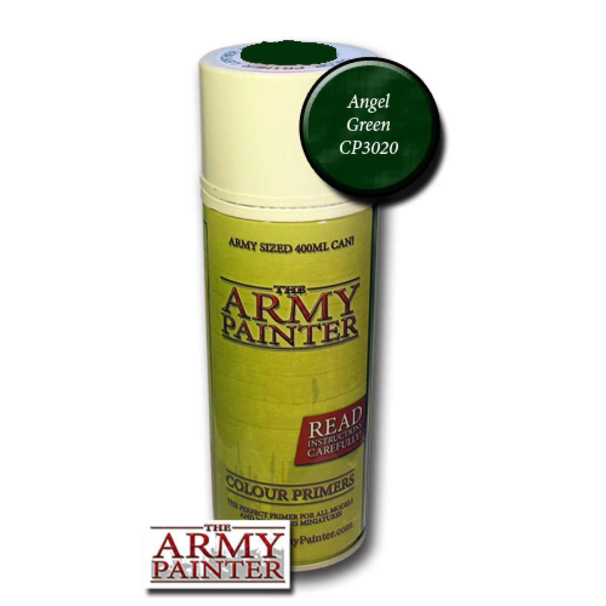 The Army Painter Colour Primer Angel Green (In Store only)